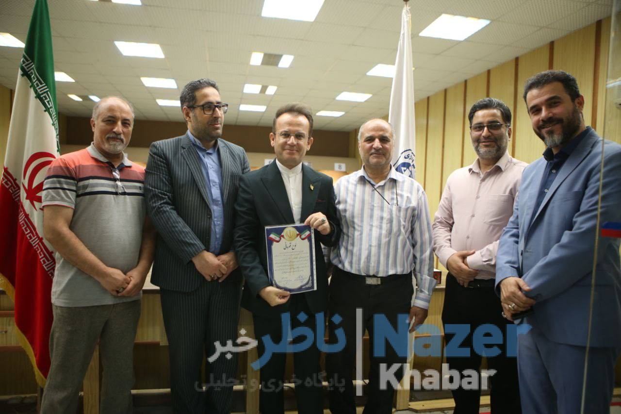 شاهین آبزن قهرمان تیراندازی داخل سالن خبرنگاران استان گیلان شد