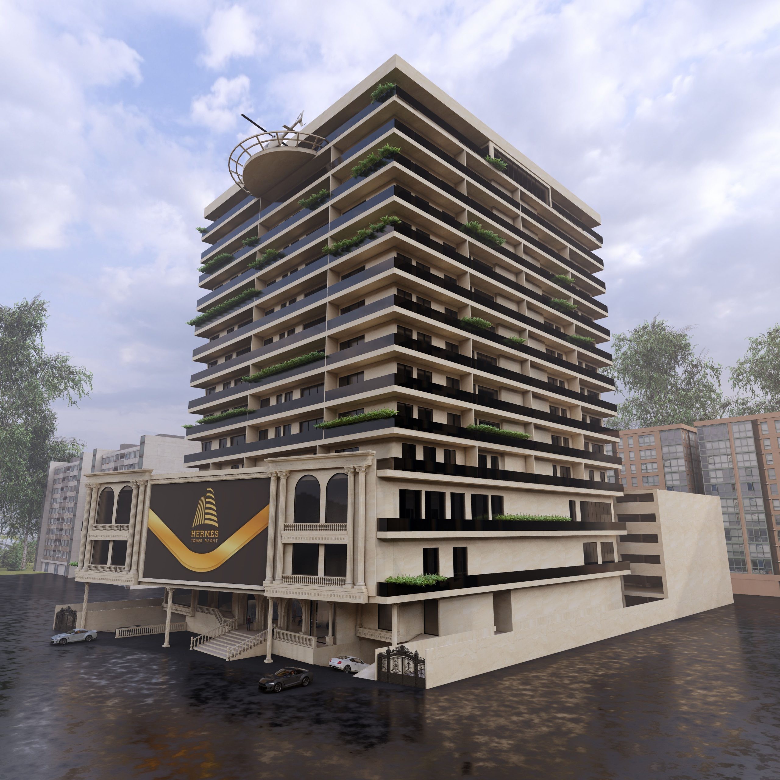 برج باغ هرمس