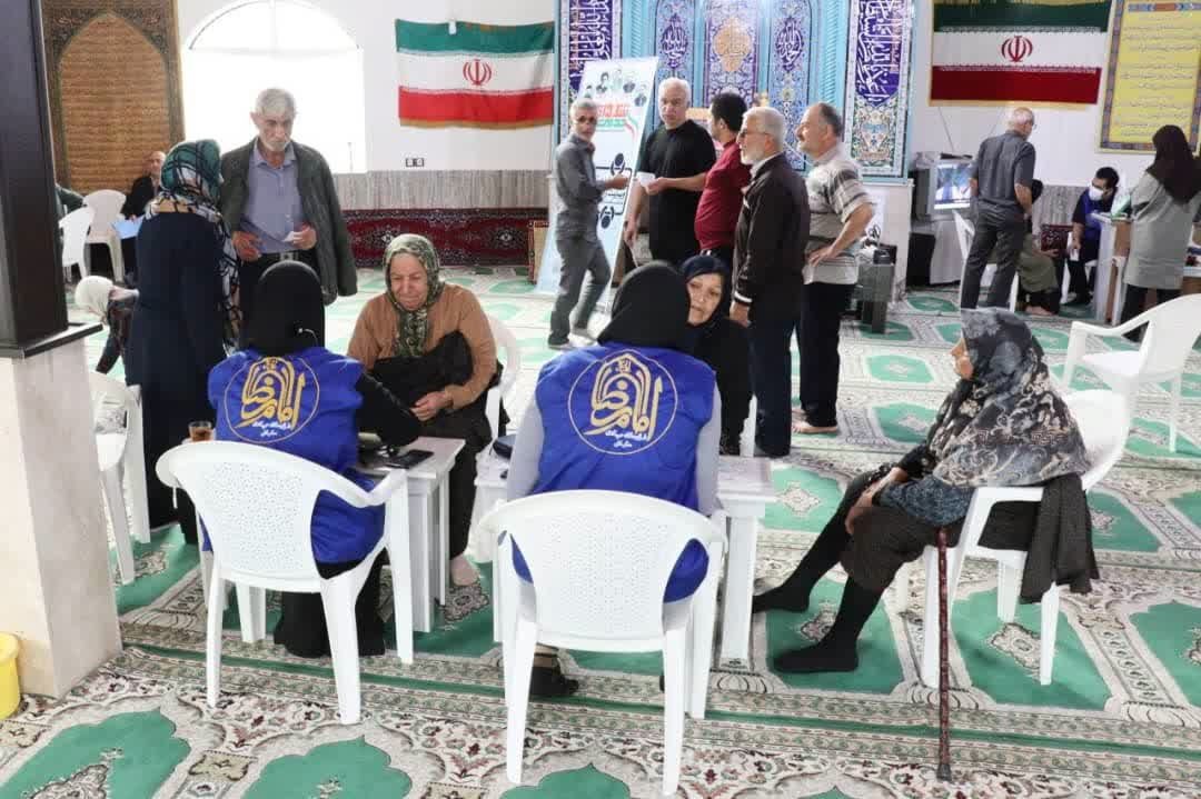 ویزیت رایگان پزشکی و میز خدمت در روستاهای انزلی