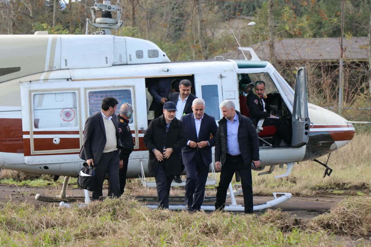 وزیر نیرو و استاندار گیلان از سد پلرود رودسر و سد مخزنی شفارود رضوانشهر بازدید کردند