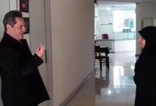 محمدصالح ضیایی، فرماندار شهرستان انزلی، در حال بازدید از مدیریت جهاد کشاورزی بندرانزلی