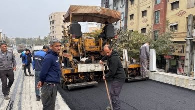 عملیات روکش آسفالت تقاطع غیرهمسطح آیت‌الله رودباری رشت با پیشرفت ۹۵ درصدی - طرح میثاق شهرداری