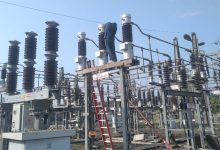 نمایی از پست فوق توزیع شهر صنعتی رشت و تجهیزات ارتقای ظرفیت شبکه برق
