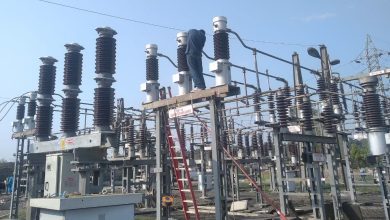 نمایی از پست فوق توزیع شهر صنعتی رشت و تجهیزات ارتقای ظرفیت شبکه برق