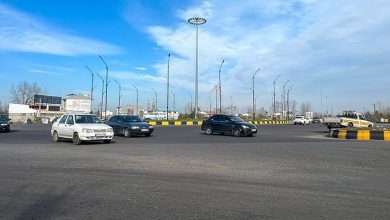 برخورد خودروها در میدان کمربندی خمام؛ مشکلات حق تقدم و طراحی ناکارآمد پس از اصلاح