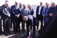 کلنگ زنی احداث پست برق ثابت سنگر گیلان توسط هادی حق شناس استاندار و عادل سلیمانی مدیرعامل برق منطقه ای