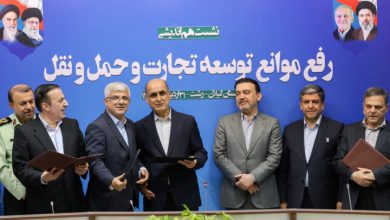 امضای تفاهمنامه آزادسازی تردد خودروهای پلاک منطقه آزاد انزلی توسط استانداران گیلان، اردبیل، زنجان و قزوین