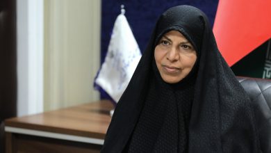 مرضیه وحید دستجردی دبیر ستاد ملی جمعیت در حال سخنرانی در همایش ملی جمعیت