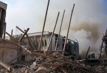 تصویر کوره خاموش فولاد مبارکه اصفهان پس از حمله دشمن