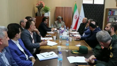تصویر مجید الهیان رئیس کل دادگستری استان گیلان در جلسه بررسی وضعیت بازار و نظارت بر قیمت‌ها با مسئولان شهرستان شفت