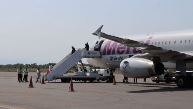 نخستین پرواز مستقیم استانبول-رشت در فرودگاه بین‌المللی سردار جنگل رشت با حضور استاندار گیلان
