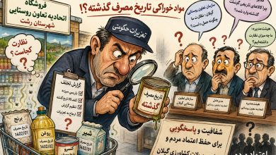 فروشگاه اتحادیه تعاون روستایی شهرستان رشت و بررسی موضوع بازرسی تعزیرات حکومتی گیلان