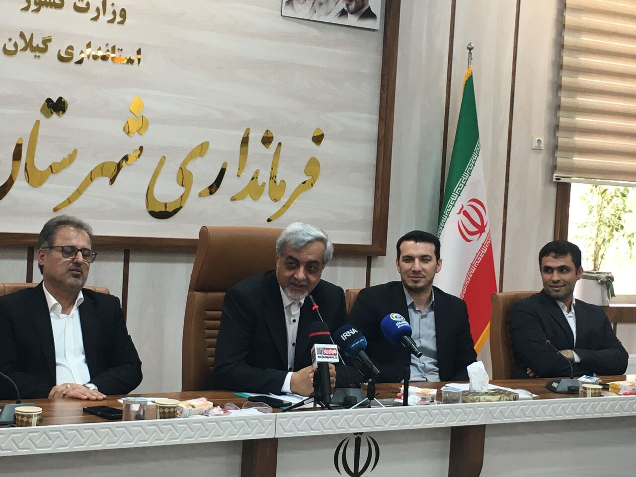 اسماعیل میرغضنفری فرماندار شهرستان رشت در نشست خبری