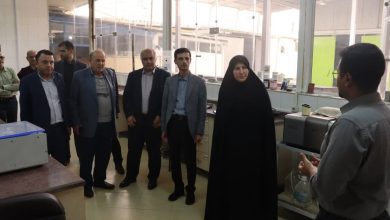بازدید سمیرا حسنی سرپرست فرمانداری خمام از شرکت رنگسازی پارس سیمین