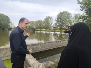 بازدید سمیرا حسنی سرپرست فرمانداری خمام از مجموعه کشاورزی سید علی موسوی