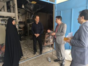 بازدید سمیرا حسنی سرپرست فرمانداری خمام از مجموعه کشاورزی سید علی موسوی