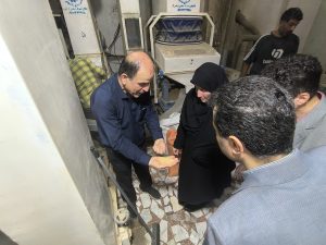 بازدید سمیرا حسنی سرپرست فرمانداری خمام از مجموعه کشاورزی سید علی موسوی
