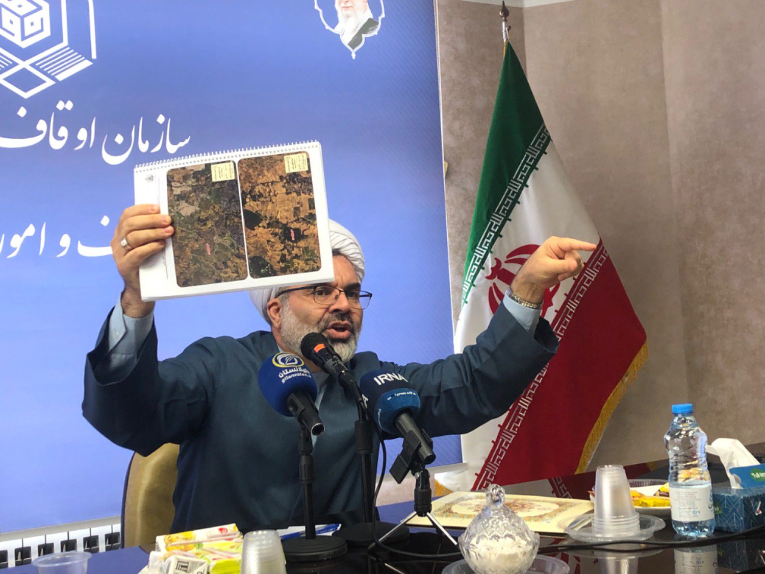 حجتالاسلام اسماعیل تدینی مدیرکل اوقاف و امور خیریه گیلان در نشست خبری