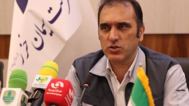 عبدالرضا ابراهیمی مدیرعامل شرکت سیمان خزر در نشست خبری