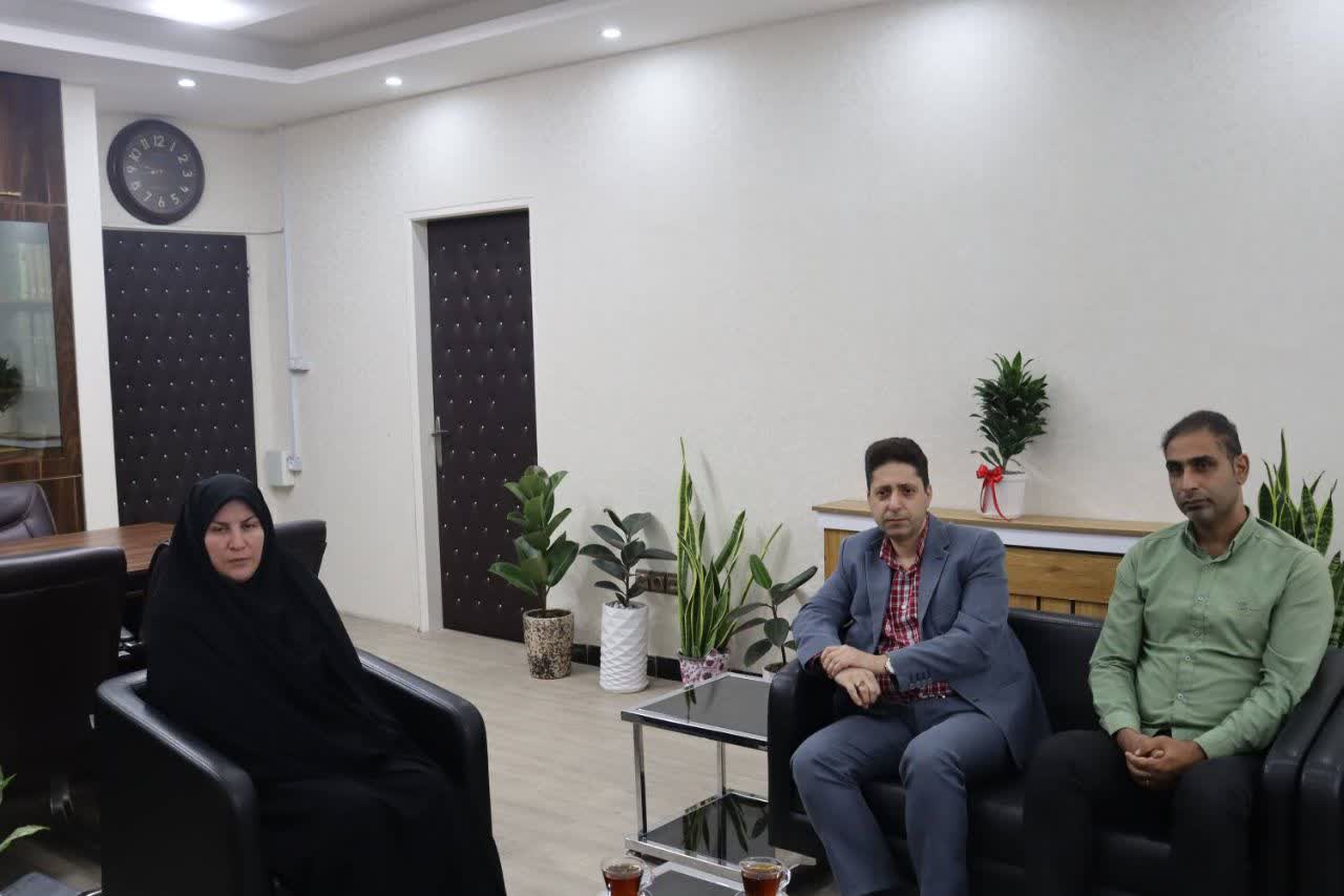 سمیرا حسنی سرپرست فرمانداری خمام در نشست مدیریت فصل برداشت محصولات کشاورزی