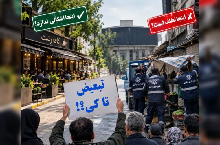 دلالان و واسطهها در شهرداری رشت برای معاف کردن سد معبرداران از برخورد قانونی