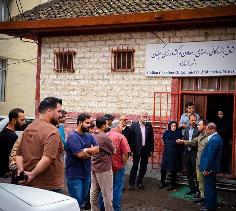 نشست دیدار چهره‌به‌چهره هیئت‌رئیسه اتاق بازرگانی گیلان با فعالان اقتصادی آستارا