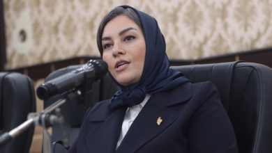 صنم امین، مدیر و کارشناس گیلانی، در حال بررسی طرح توسعه پایدار گیلان
